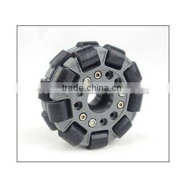 203mm Double Aluminium Omni Directional Wheel W/Bearing Rollers photo-2
