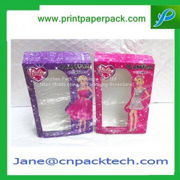 Delicate Perfume Box Custom PVC Window Box Color Printing Fancy Paper Cosmetic Box Packaging Box