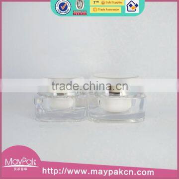 Acrylic cream jar/plastic cream jar/cosmetic cream jar/