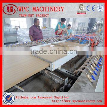 pvc wpc door making machine with price / door turnkey project high quality