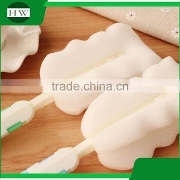 Kitchen Plastic Removable Detachable Foldable Sponge Long Handle Hanging Cup Bottle Clean Cleaning Brush photo-5