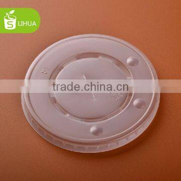 Custom Clear Plastic PS Flat Lids for Paper Cup China Manufactory Price photo-4