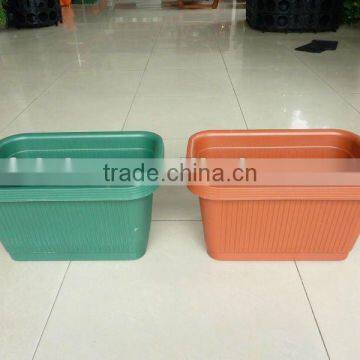 Rectangular PP Plastic Flower Pot for Planter photo-4
