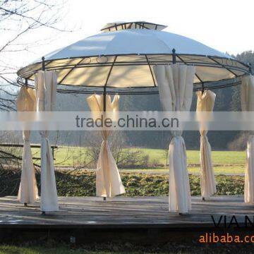 metal double roof outdoor garden canopy gazebo tent 3.5m