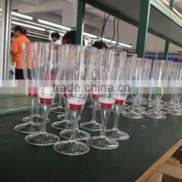 150ml LED Light Drinking Glass Led Glasses Party 6 Color Changing Liquid Glow Wine Cup photo-3