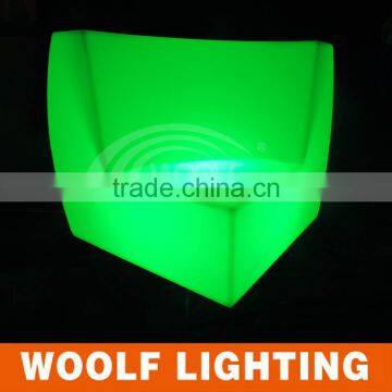 Leisure Nightclub Illuminated Plastic LED Sofa Corner photo-4