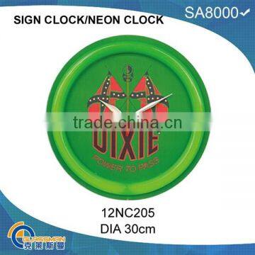 12' Neon Light Wall Clock photo-4