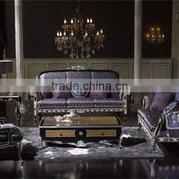 Elegant Luxury Refined Chair Set, Simple and Diverse Style Purple Leisure Chair and Table Set photo-5
