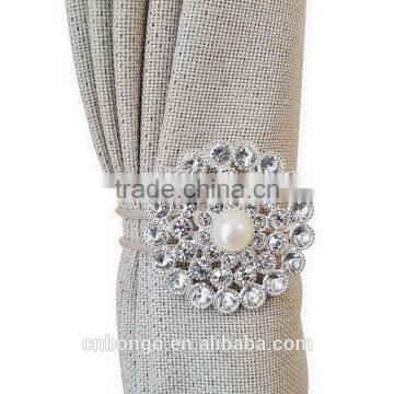 crystals jewelled curtain ring clip,curtain tie up