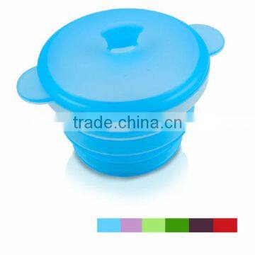 Sedex Approved Factory Hot Selling silicon foldable bowl with factory price