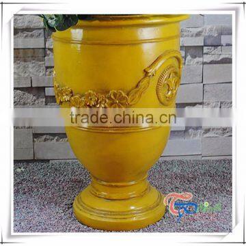 Fiberglass Europe Style Roman Garden Flower Planter photo-4