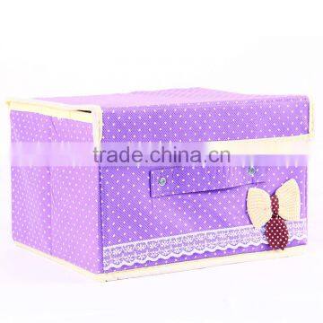 N490 New Arrival Household Non Woven Box Foldable Storage Box photo-4