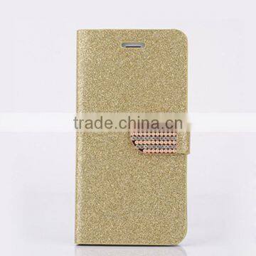 New Arrival Glitter Leather Case, Phone Case With Card Slot for IPhone6 6S photo-4