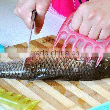 Plastic Onion Tomato Vegetable Steak Slicer Cutting Aid Guide Holder photo-2