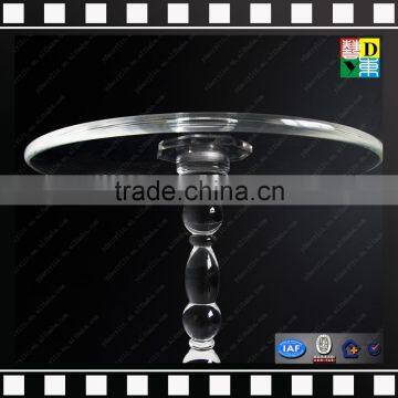 Round PMMA furniture tables transparent acrylic coffee table from shenzhen yidong