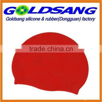 Customized Logo Printed Silicone Swimming Cap for Adults photo-4