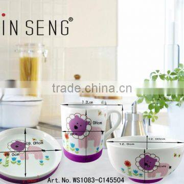 Best Selling Dinnerware Ceramic Ware for Kids Set