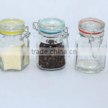 100ml glass jar with airtight lid for spice