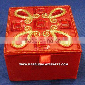 Zari Embroidery Box