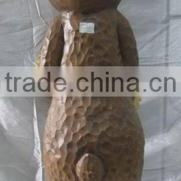 Welcome Door Decoration Fiberglass Life Size Garden Bear Statue photo-4