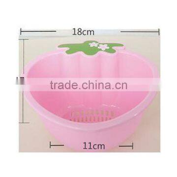 New Design Rice Washing Drain Picnic Plastic Fruit Basket