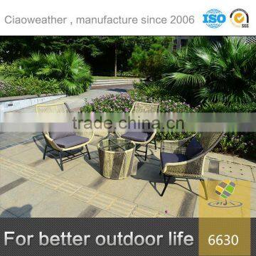 2016 new unique customized design high back resin wicker outdoor rattan chair with optional cushions