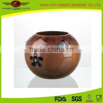 Good Quality Oval Chinese Flower Vase Of Glass Material