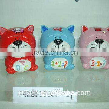 kitty cat ceramic money coin bank