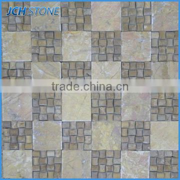 New fashion custom mixed color herringbone mosaic tile