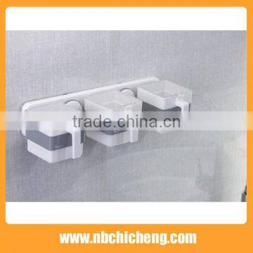 Bath Storage Holder Plastic Shower Rack Wall Mounted Storage Rack photo-2