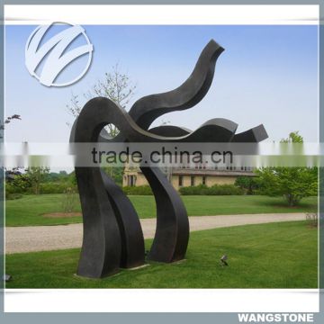 Plaza decoration abstract large outdoor bronze sculptures