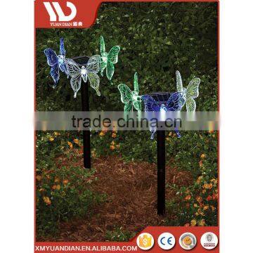 Promotional Outdoor Butterfly Garden Stake China Solar Led Light