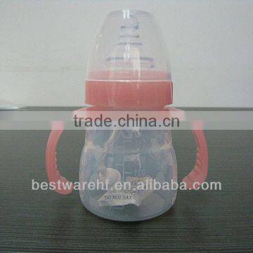Cute Baby Feeding Silicone Bottle Water Bottle 240ml photo-3