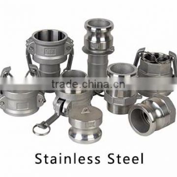 Factory price type A, B, C, D, E, F, DC, DP pipe fittings Stainless Steel quick female camlock coupling