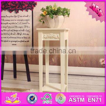 2016 Top Fashion 2 Tier White Wooden Flower Stand W08H055 photo-5