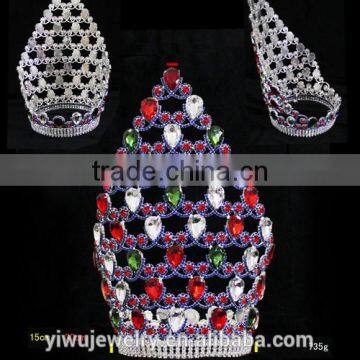 2015 Big Pageant Birthday Pincess Crown for Adults H172-123 photo-2