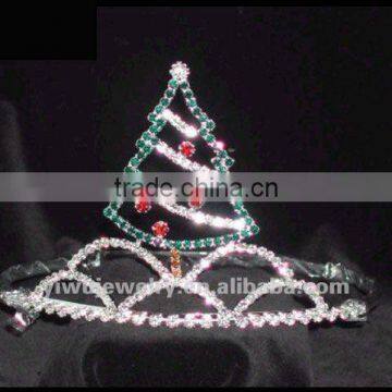 HCC172-0004 New Product Fasion Small Christmas Tree Crown For Party