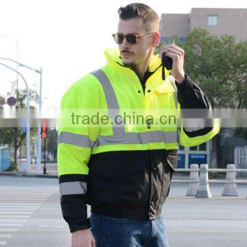 Hi Vis 3M Reflective Tape Hoodies Jacket photo-5