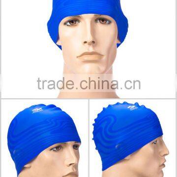 Good quality Soft silicone comfortable Adult swim hats