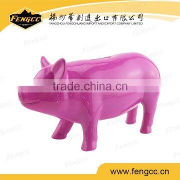 High Quality Animal Elephant Pink Piggy Bank Money Coin Bank photo-5