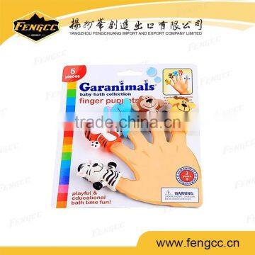 Promotion plastic animal mini finger toys