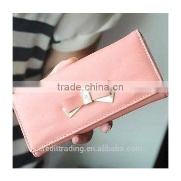 2015 new style fashion cheap ladies leather purse