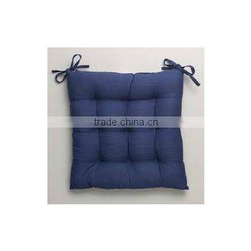 Chair Pad Navy cotton Filled