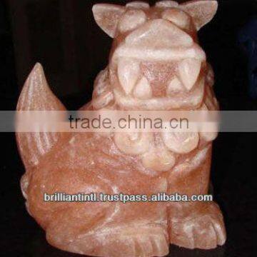 Cat shape Salt Lamp himalayan natural animal lamp