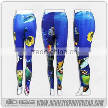 brand of dry fit leggings screen printing polyester spandex leggings