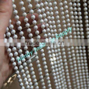 Interior Design Hanging 6mm White Metal Ball Chain String Curtain