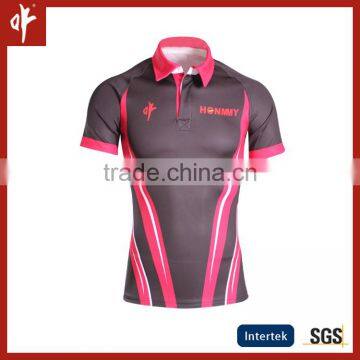 Fashion Rugby jersey high quality sublimation rugby shirt