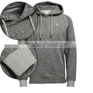 Plain color 100% cotton man sweatshirt hoodie