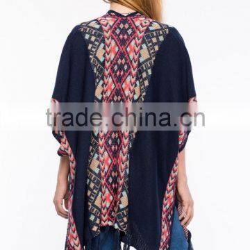 New Style Ladies Fashion Blanket Cape Sweater Wholesale photo-5