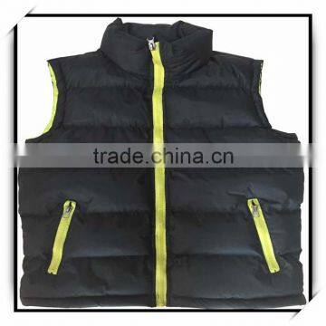 boys customize cheap quilted jacket heated vest